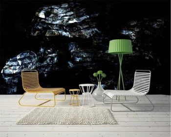 beibehang Personalizat mari wallpaper 3D Nordic minimalist negru atmosferică geometrice decorative tablou living cinema 3d обои