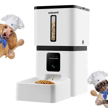 Câinele Automate de Apă Potabilă Alimentator 8L Mare Two-way Audio Cat Automată Bea Inteligent Pet Feeder Mâncare pentru Câini Combinație