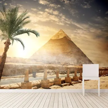 Personalizate 3D, picturi murale,papel de parede Egipt Desert Sky Piramida Natura tapet,bar, camera de zi cu canapea, TV fundal tapet dormitor