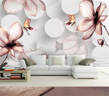 Tapet decorativ 3D scatter floare de fundal pictura pe perete
