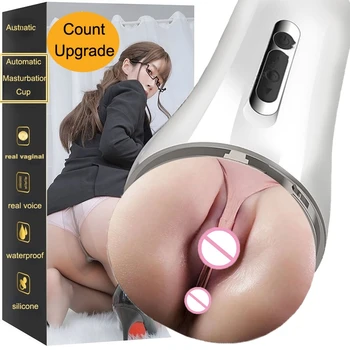Automate De Sex Oral Suge Masturbarea Cupa Vaginul Real Vibratoare Pentru Bărbați Masturbator Pussy Buzunar Mașină De Sex Jucării Pentru Adulți