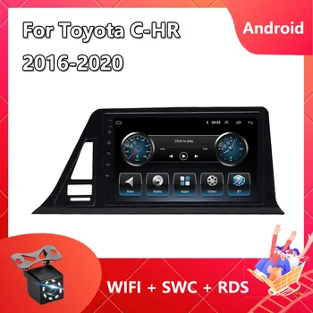 2 Din Radio Auto Pentru Toyota C-HR 2016-2020 Android 11 Navigare GPS Multimedia Player Video 8-Core ROM RAM BT Bluetooth Carplay