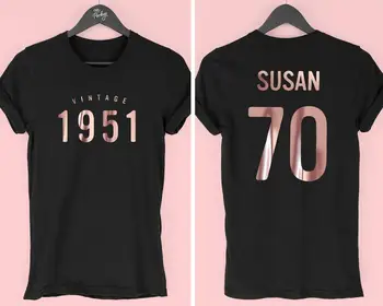 Aniversarea a 70-T-Shirt pentru Femei, 1951 T-Shirt, a 70-a Aniversare Cadou pentru Femei, de Epocă 1951 Sus pentru Ea harajuku femeie tricouri