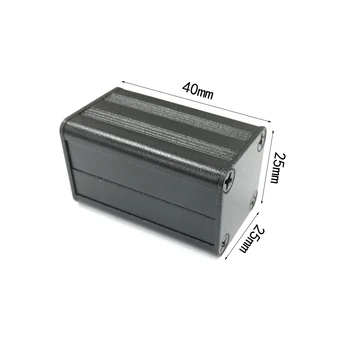 Carcasa din aluminiu Proiectului Cutie Extrudat Caz de uz Casnic DIY 25mm(0.98