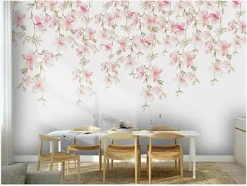 Transport gratuit wallpaper 3d personalizate orice dimensiune pictura murala pe perete Acuarela flori decor acasă foto tapet în camera de zi