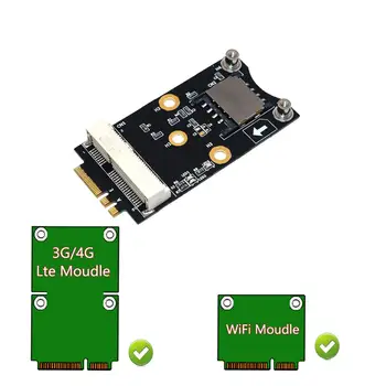 Mini PCI-E cu M. 2(unitati solid state ) tasta O/E Adaptor Cu Slot pentru card SIM pentru internet wireless/WWAN/LTE Module