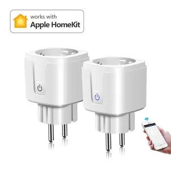 UE Homekit Inteligent WiFi Adaptor Priză 16A Voce de la Distanță de Control Priza de Putere Priza de Distribuție ,Partaja Munca Dispozitiv Apple Homekit Pentru IOS