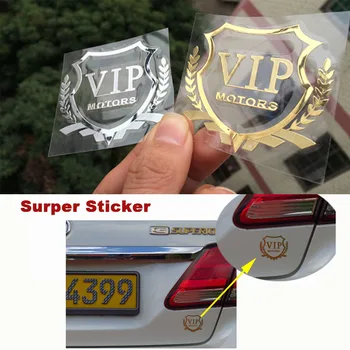 10-30buc VIP MOTOARE logo-ul din metal nichel masina autocolant decal Reflectorizante emblema Geamul Portierei Auto Body DIY coafura Masina super autocolant