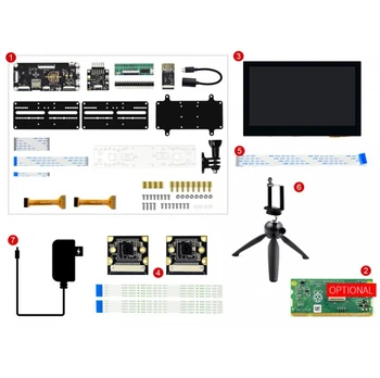 Raspberry Pi Calcula Modulul 3+ Kit de Dezvoltare de Tip C, CM3+ Vederii Binoculare Kit,Opțional CM3+ Acce C și CM3+ 32GB Pachet C