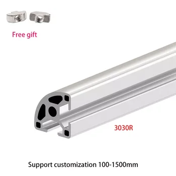 3030R Profil de Aluminiu Pentru CNC 3D Printer Piese de Ghidaje Liniare Anodizat Ghidaje Liniare de Extrudare Cadru 100mm-1000mm L 1M