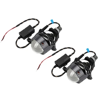 Faruri masina Lenes Proiector 3Inch Lumini LED Pentru H7 H4 H1 9005 9006 Auto Light Lens Cap de Lumină Lampă de Tuning