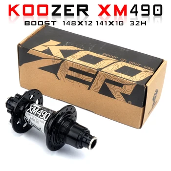 Livrare gratuita Koozer XM490 Hub-uri Cu 4 Rulmenti MTB Mountain Bike Hub QR100*15 12*142mm Thru32holes Disc Frana Bicicleta Hub28 32 36 de Gauri