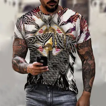 Men ' s T-shirt pentru Bărbați de Moda pentru Femei Supradimensionat tricou Copii Hip Hop Topuri Tricouri Femei Topuri Nativ