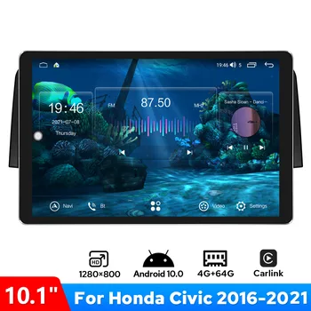 JOYING 10.1 Inch, 1280*800 Radio Auto Player Android Auto Navigație GPS Cu Carplay Fast Boot Cu DSP Pentru Honda Civic 2016-2021