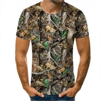 3D Imprimate Iarba Bărbați T-shirt pentru Bărbați Și Femei Funny T-Shirt Homme Moda Pădure Frunze Maneci Scurte Hip Hop Tricou Cuplu H