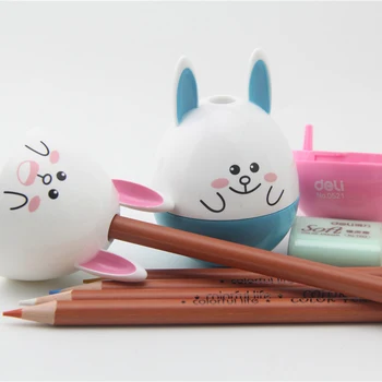 Deli Creative Kawaii Colorate Mini creion ascuțitoare de Desene animate Drăguț Pisica sacapuntas Student rechizite material escolar