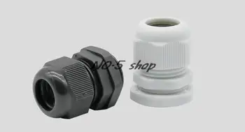 100buc PG16 Cablu Intervalul 10-13mm OD Fir de 22.2 mm rezistent la apa Cabluri Glandele Conector Alb sau Negru
