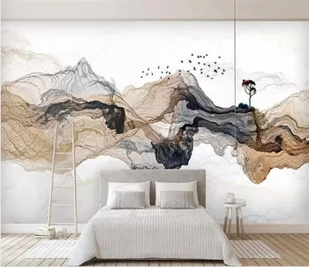 de hârtie de perete Personalizate foto tapet mural zen spirit abstract cerneală de perete peisaj pictura decorativa papel de parede
