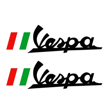 Fuzhen Boutique Decalcomanii Exterior Accesorii Noi Extraordinare Pegatinas Logo-Ul Vespa Bandera Italia Salon De Vinil Autocolante Auto
