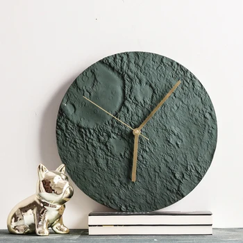 Rășină Ceas De Perete Home Living Decoratiuni Moderne, Creative, Design Rotund Ceasuri Stil Nordic Timp De Afișare Ceas De Perete Ceasuri
