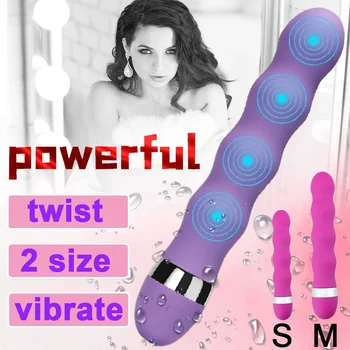 Masturbare cu Vibrator sex Feminin în Două culori Dublu-dimensiune Av Stick Mini Cost-eficiente