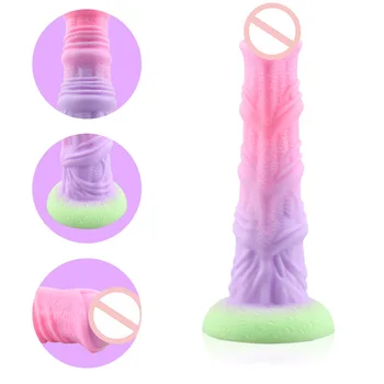 Vibrator Realist Simulare Penis Animal Dildo Anal Cu Ventuza Adult Jucărie Ieftină Jucărie Sexuală Pentru O Femeie Lesbiene Femeia Patrunde Barbatul Penis Artificial