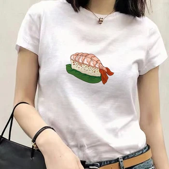 Primăvară fierbinte de Vară Bento Grafic Tricou Femei Imprimat Grafic Teuri Vouge Camasi Pentru Femei O-Gât Produsului Maneci Scurte T-shirt