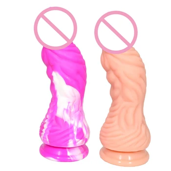 7cm Mare Dildo-uri Pentru Femei Adulte Jucărie Sexuală de Silicon Vibrator Realist Cu ventuza vibrator Anal Pula Mare Femei Masturbare buttplug