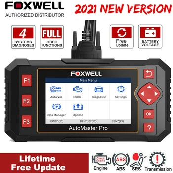 FOXWELL NT604 Elite OBD2 Scanner ABS SRS Transmisie Enigne Cititor de Cod Stinge Lumina Instrument de Diagnosticare Auto OBD2 pentru Toate Masinile