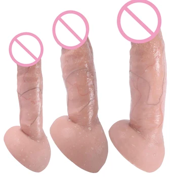 Adult Jucarii Sexuale Pentru Femei Manual De Masturbare Copie Vibrator Model Dick Masaj Băț De Carne Penis Genitale Sexuale Feminine Jouet