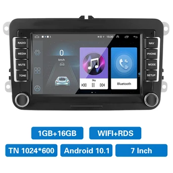 Pentru VW/Volkswagen Seat Skoda Golf Passat Radio Auto 1G+16G Player Multimedia, Bluetooth, WiFi, GPS 2 Din Android De 10.1 7 Inch