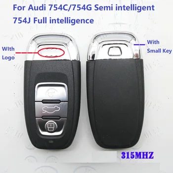 Cheie de la distanță Pentru Audi 754j plin smart card A4L A5 A6L A8L Q5 754c g semi inteligent de control de la distanță cheie
