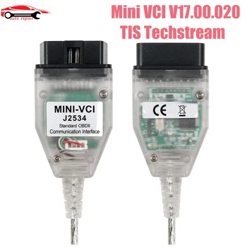 MINI VCI V17.00.020 J2534 pentru Toyota TIS Techstream Cablu MINI-VCI Pentru Auto OBD2 Cablu de Interfață Vehicul Instrument de Diagnosticare Auto