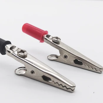 10buc 4mm Priză Electrică Clipuri Negru Rosu Mediu 54mm Putere Clip Crocodil Clip Pentru Baterie Test Clip Cabluri Clip
