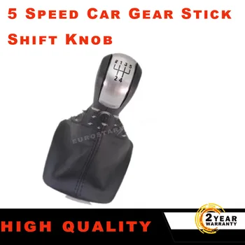 5 Mașină de Viteză Gear Stick Shift Knob Cu Piele portbagaj Pentru Skoda Octavia A5 MK2 2004 2005 2006 2007 2008 Auto-Styling