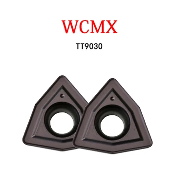 WCMX050308 WCMX06T308 WCMX06 WCMX WCMX05 TT9030 U Gaurit CNC Insertii Originale 10buc Prelucrare Oțel Piersic Tip Foraj Rapid