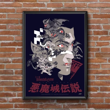Castlevania Anime Poster Joc Video Panza Poster Acasă Decorare Pictura Pe Perete (Fara Rama)