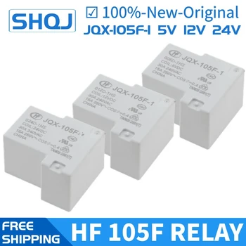 5PCS HF releu JQX-105F-1 012D-1HS 024D-1HS 005D-1HS 4PIN 30A T90 100%-nou-original