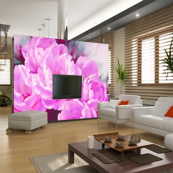 Bacaz Personalizate de Flori Papel Murale 3d Flori Murală Tapet pentru Dormitor TV 3d de fundal de Flori de hârtie de perete picturi Murale Art Decor de Perete