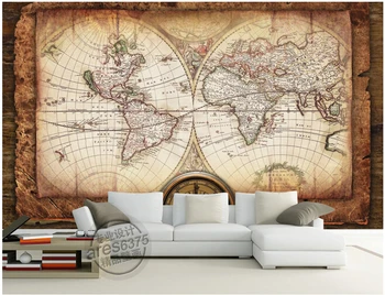 Personalizat tapet retro lume o hartă de navigare picturi murale pentru camera de zi, dormitor cu perete rezistent la apa Papel de parede de vinil
