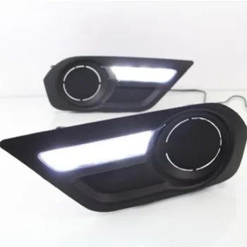 Pentru ISUZU MU-X MUX LED DRL Daytime Running Light Daylight Auto-Stil de Conducere Lampa de Ceață 2015 și 2016