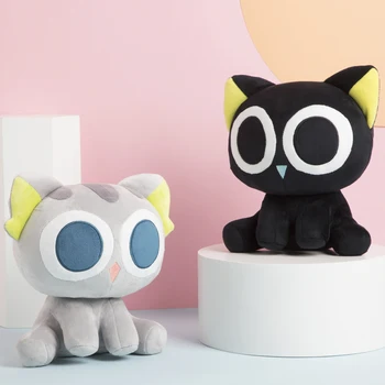 25cm de desene animate pisica animal de pluș jucărie de pluș, păpuși, cadou de anul nou pentru băiat și fată, creatoare de moda jucărie pisica