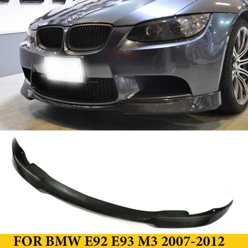 Pentru BMW Seria 3 E92 E93 M3 2007-2012 Fibra de Carbon Buza Fata Spoiler Bara de Styling Auto