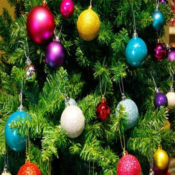 36Pcs de Crăciun Pom de Crăciun Mingea Fleac Agățat Petrecere Acasă Ornament Pentru Craciun 2022 Navidad Decoratiuni Acasă