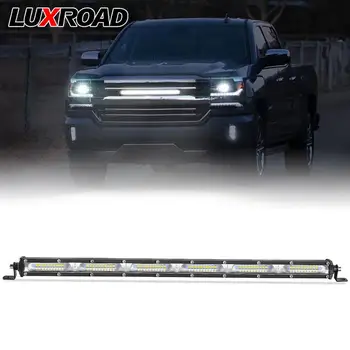 180W 20 inch LED Bar Off Road LED Bar de Conducere Lumină de Lucru LED Lumina de Ceață Lumina Fascicul Alb Pentru Masina Camioane ATV Remorca Tractor