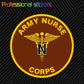 Armata Asistenta Corpul Sigiliu Autocolant Tăiat Mor de Vinil Militare de Nursing Ofițer de Autocolante pentru Masini, Biciclete, Laptop-uri, Motos