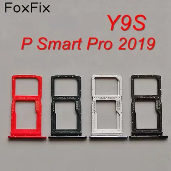 FoxFix Tăvița Cartelei Sim Slot Pentru Huawei Y9S P Inteligent Pro 2019 Sim Slot Suport Adaptor de Priza de Înlocuire a Pieselor de schimb