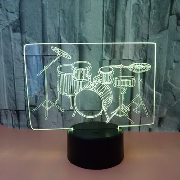 Toba noua 3d Veioza Touch culoare Vision Led 3d Lampa Cadouri Led Lumina de Noapte Noutate Luminaria Led Lampă Copii