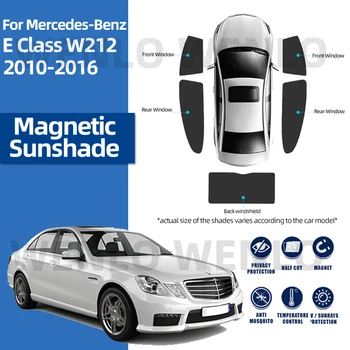 Pentru Mercedes Benz E Class W212 2010-2016 Copilul Geam Lateral Soare Protector Magnetic Cortina De Interior Parasolar Sticla Vizor De Umbrire