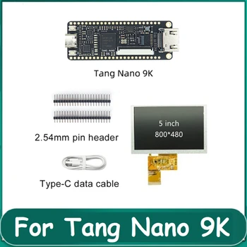 Pentru Tang Nano 9K FPGA Scop Dezvoltarea de Bord Cu 5 inch SPI Goale Ecran GW1NR-9 RISC-V RV HD 40P RGB Interfață
